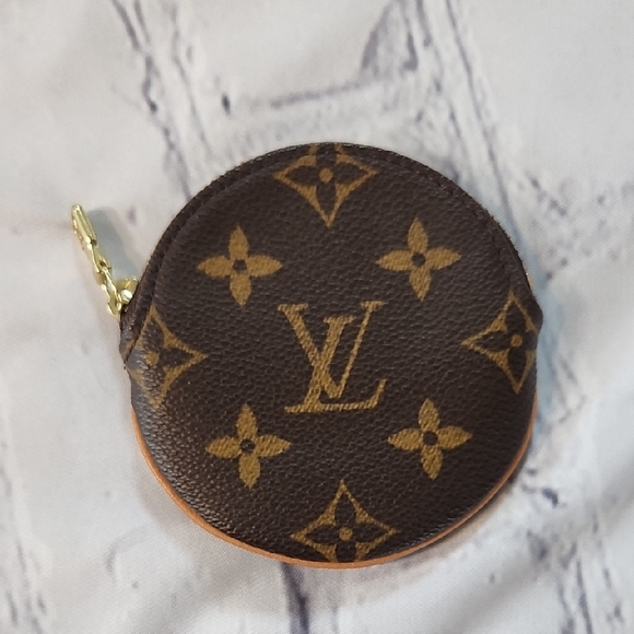 Louis Vuitton Monogram Brown Coin Pouch - Picture 1 of 12